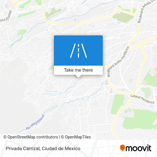 Privada Carrizal map