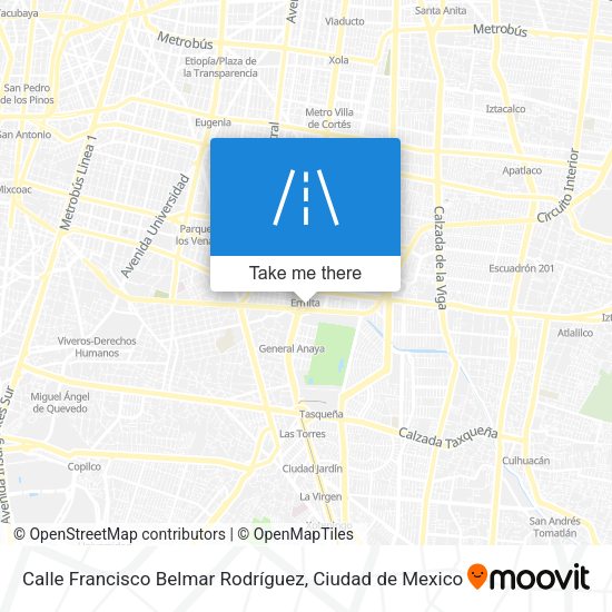 Mapa de Calle Francisco Belmar Rodríguez