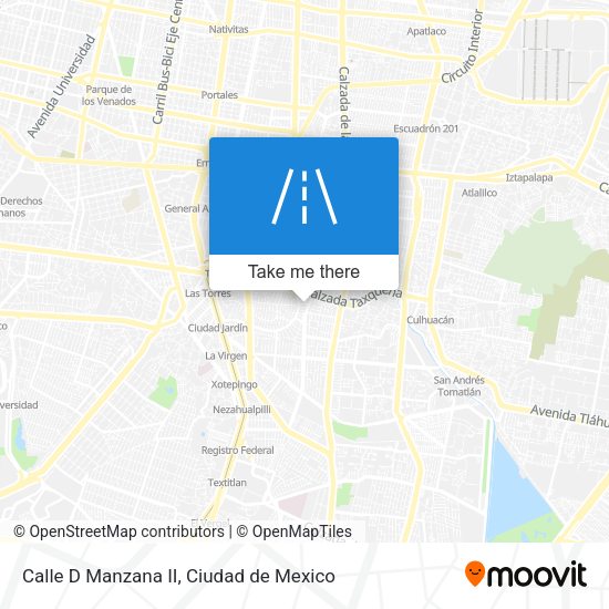 Calle D Manzana II map