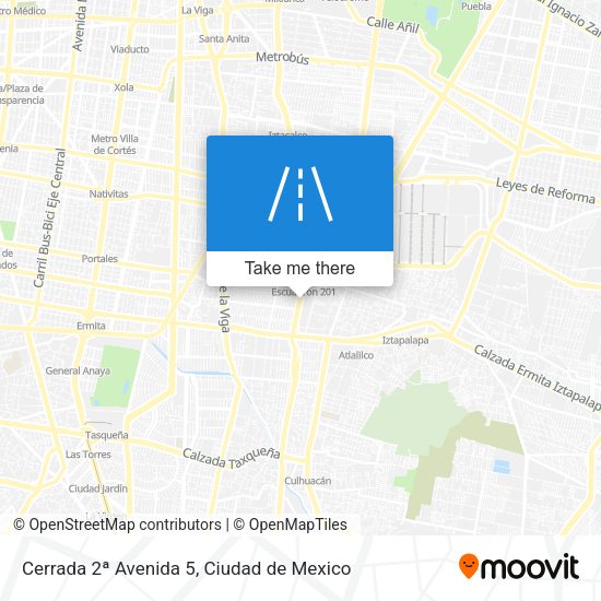 Cerrada 2ª Avenida 5 map