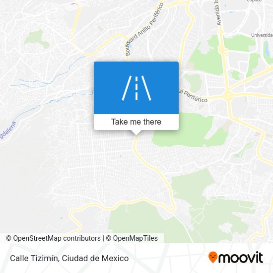 Mapa de Calle Tizimín