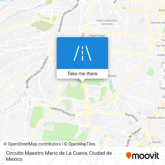 Circuito Maestro Mario de La Cueva map