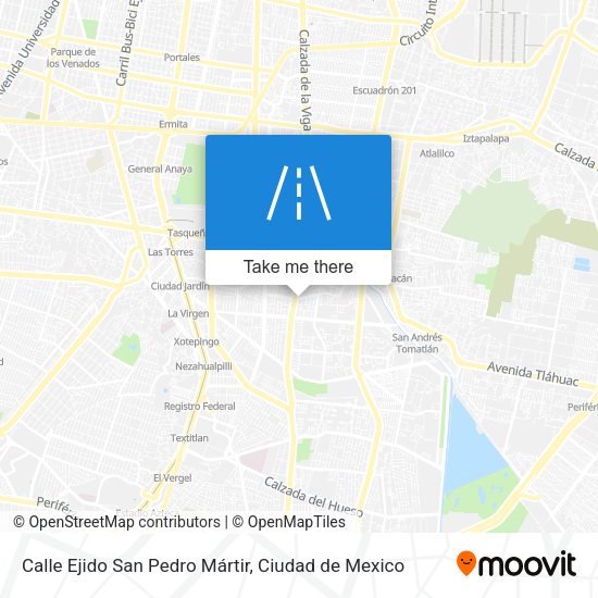 Calle Ejido San Pedro Mártir map