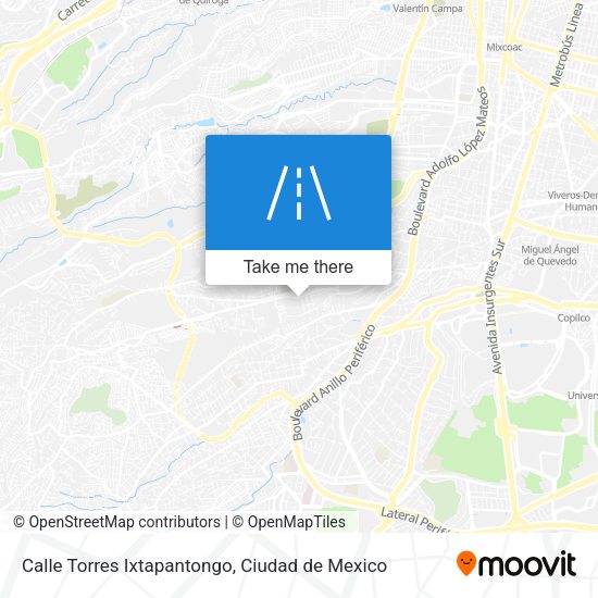 Calle Torres Ixtapantongo map
