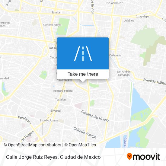 Mapa de Calle Jorge Ruiz Reyes