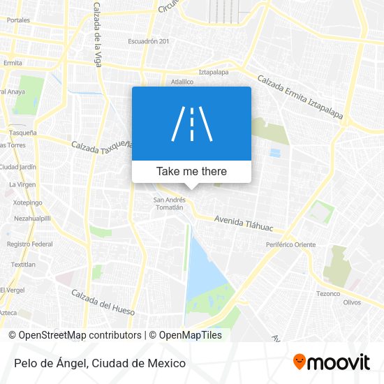 Pelo de Ángel map