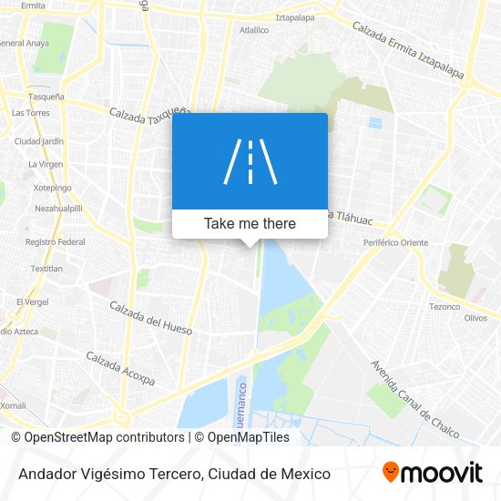 Andador Vigésimo Tercero map