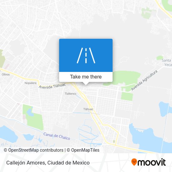 Callejón Amores map