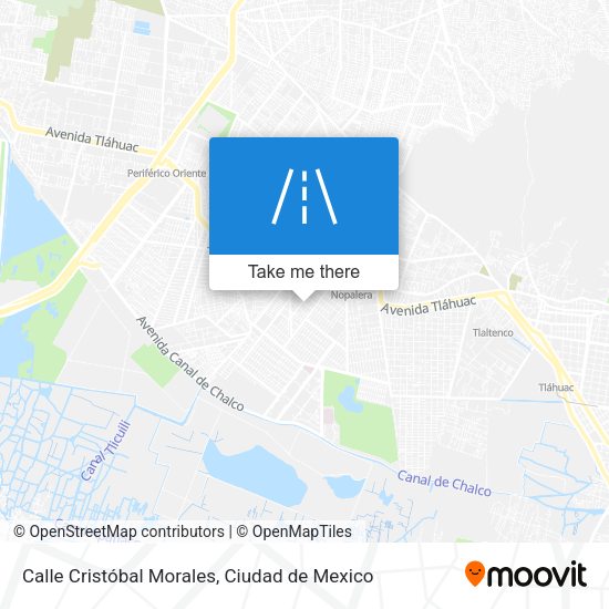 Calle Cristóbal Morales map