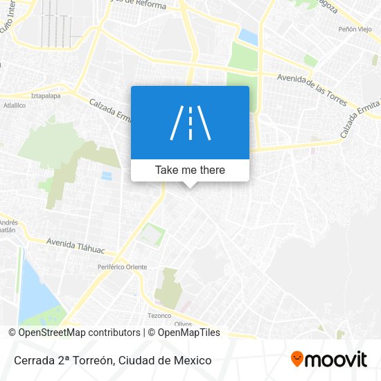 Cerrada 2ª Torreón map