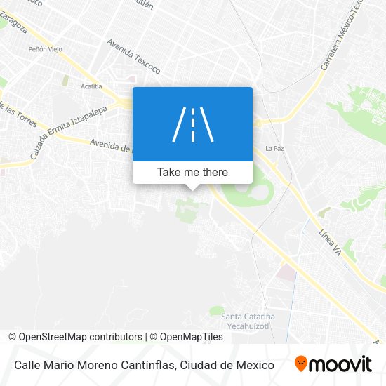 Calle Mario Moreno Cantínflas map