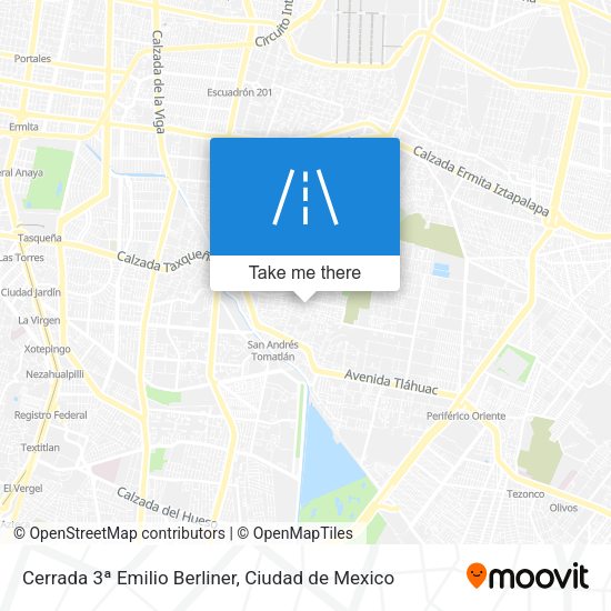 Mapa de Cerrada 3ª Emilio Berliner