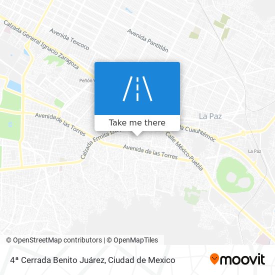 4ª Cerrada Benito Juárez map