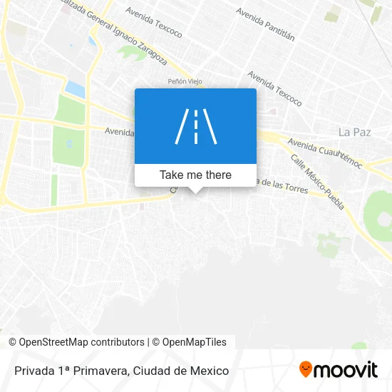 Privada 1ª Primavera map