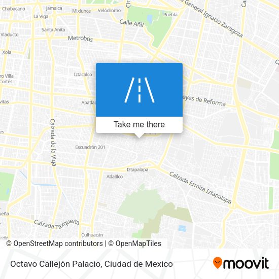 Octavo Callejón Palacio map