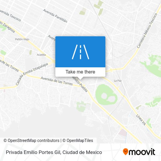 Privada Emilio Portes Gil map