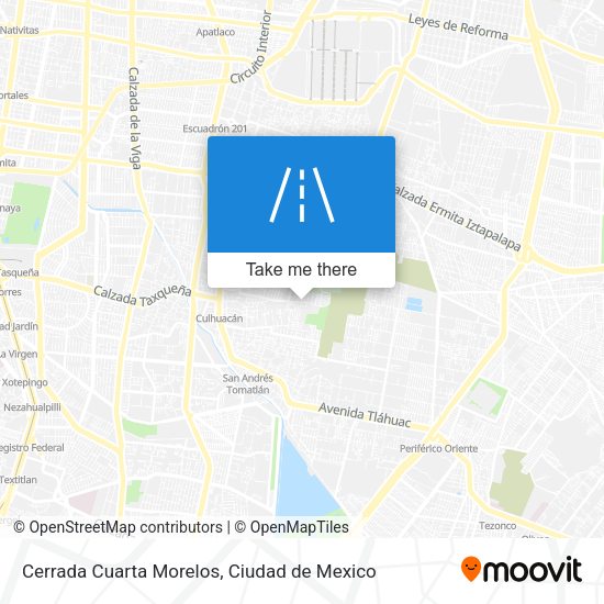 Cerrada Cuarta Morelos map