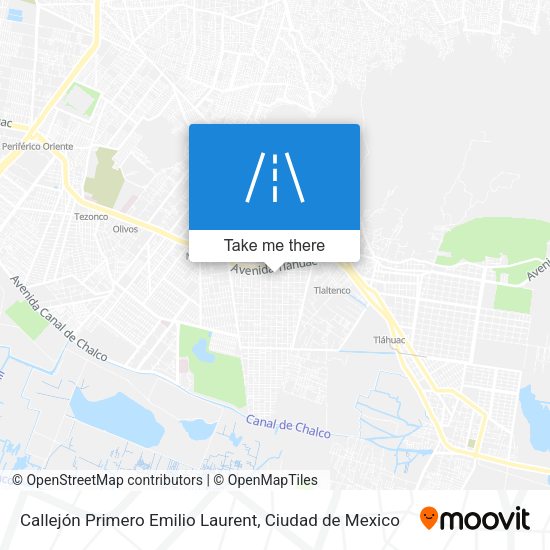 Mapa de Callejón Primero Emilio Laurent