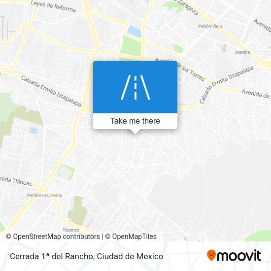 Cerrada 1ª del Rancho map