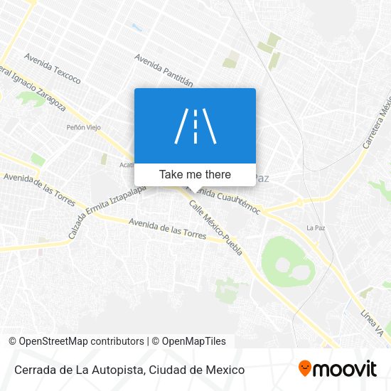 Cerrada de La Autopista map