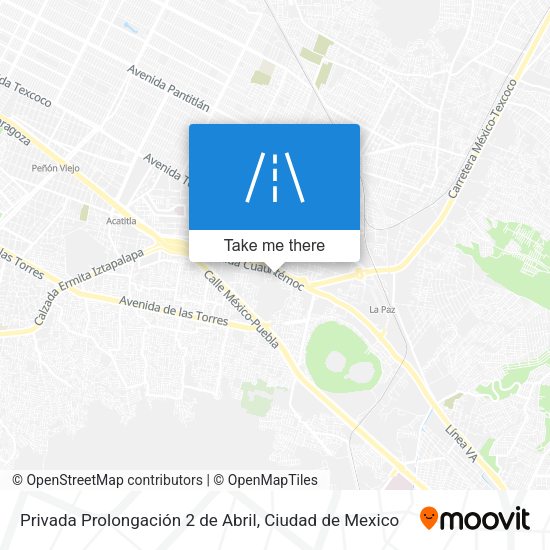 Mapa de Privada Prolongación 2 de Abril
