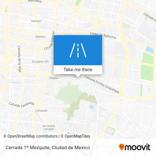 Cerrada 1ª Mezquite map