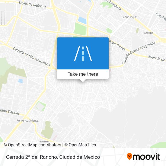 Cerrada 2ª del Rancho map