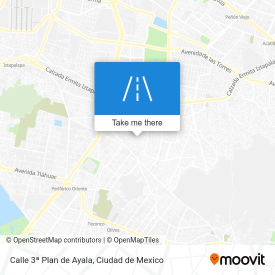 Calle 3ª Plan de Ayala map
