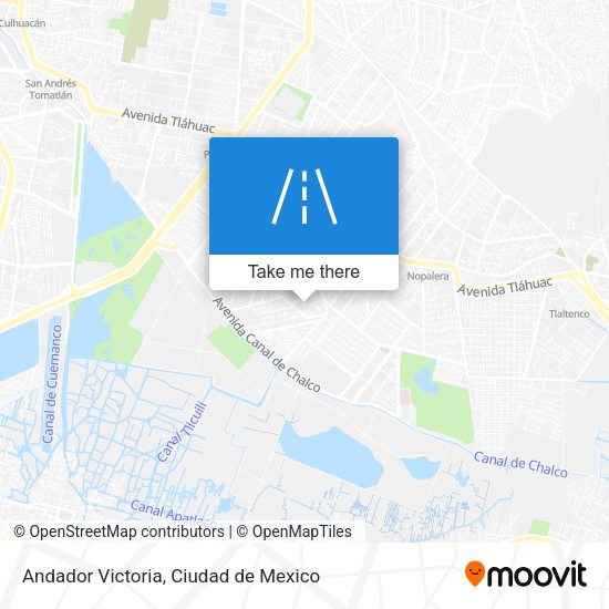 Andador Victoria map