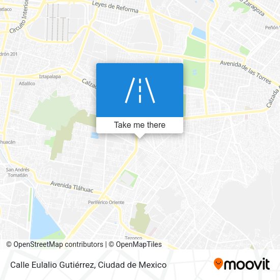 Calle Eulalio Gutiérrez map