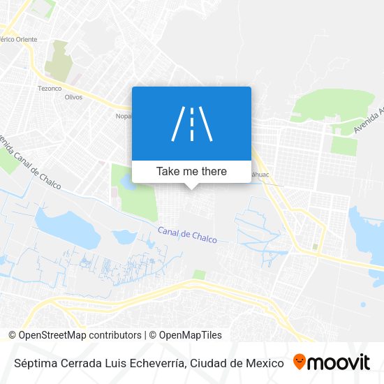 Séptima Cerrada Luis Echeverría map