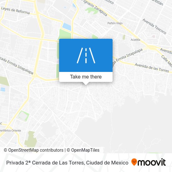 Mapa de Privada 2ª Cerrada de Las Torres