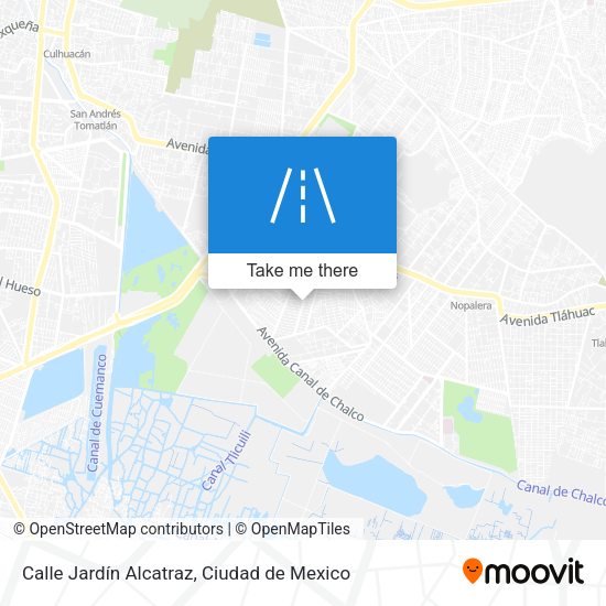 Calle Jardín Alcatraz map