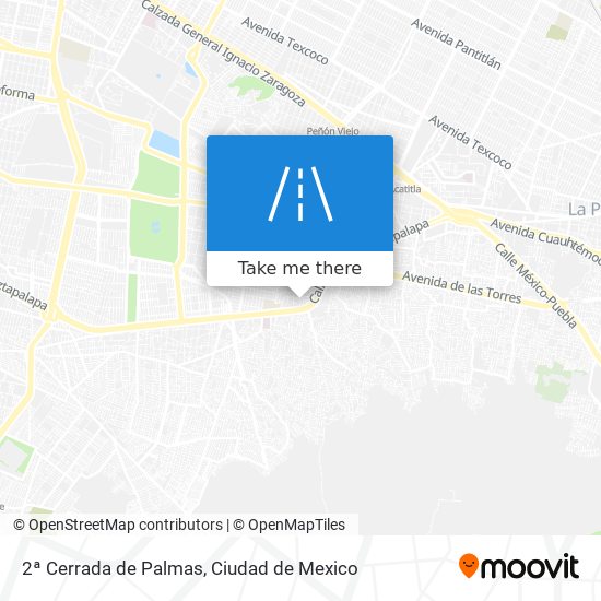 2ª Cerrada de Palmas map