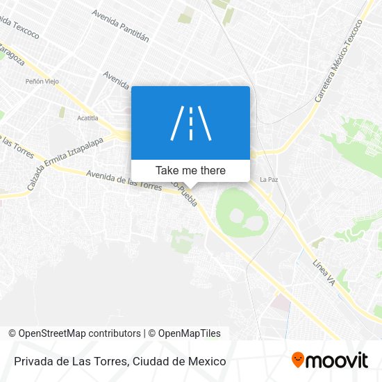Privada de Las Torres map