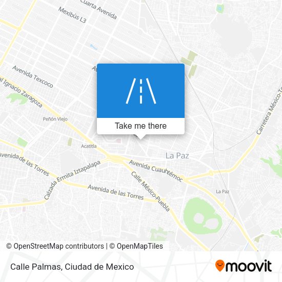 Mapa de Calle Palmas