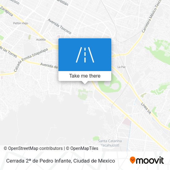 Cerrada 2ª de Pedro Infante map
