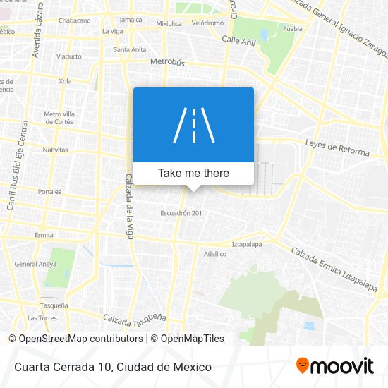 Cuarta Cerrada 10 map