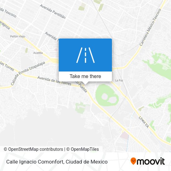 Mapa de Calle Ignacio Comonfort
