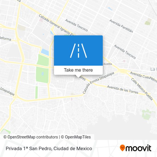 Mapa de Privada 1ª San Pedro