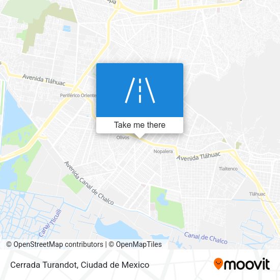 Cerrada Turandot map