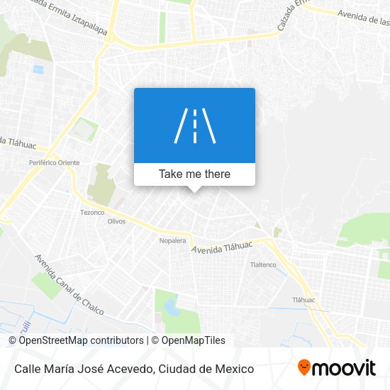 Calle María José Acevedo map
