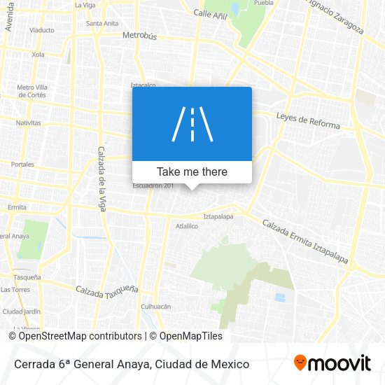 Cerrada 6ª General Anaya map