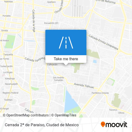 Mapa de Cerrada 2ª de Paraíso