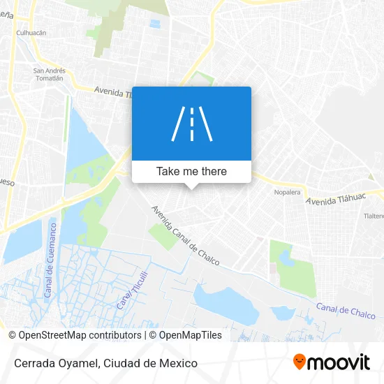Cerrada Oyamel map