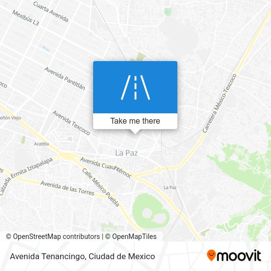 Avenida Tenancingo map