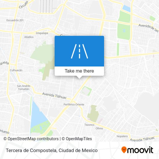Tercera de Compostela map