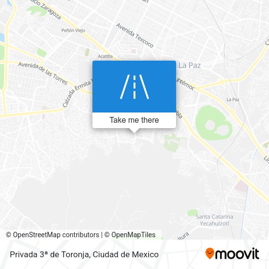 Privada 3ª de Toronja map