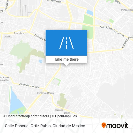 Mapa de Calle Pascual Ortiz Rubio