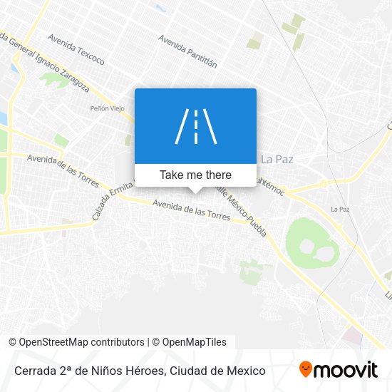 Cerrada 2ª de Niños Héroes map
